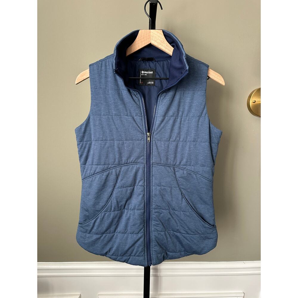 Marmot Visita Insulated Vest Arctic Navy Heather Womens Small - Picture 2 of 5